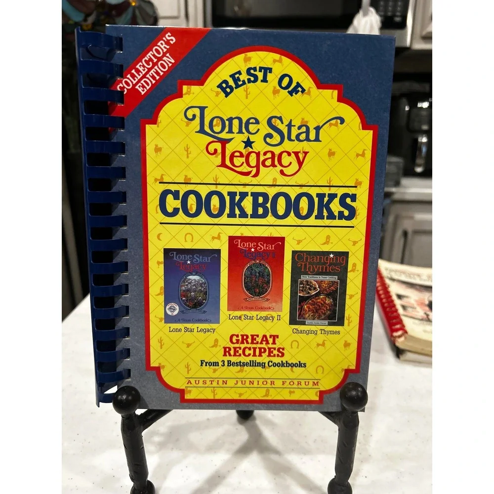Best of Lone Star Legacy Cookbooks Austin Junior Forum Texas Spiral Bound LSL123